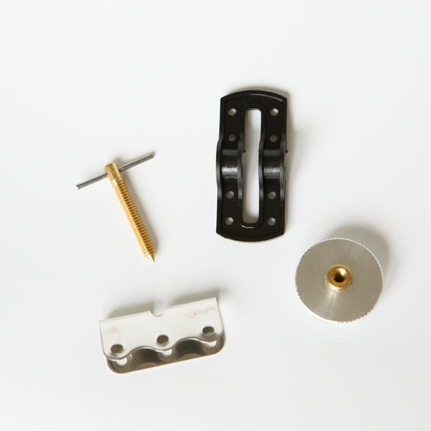 Accordion Left Hand Strap Mount Kit | Roller, Bracket, Screw & Plate | Accordion Repair Parts