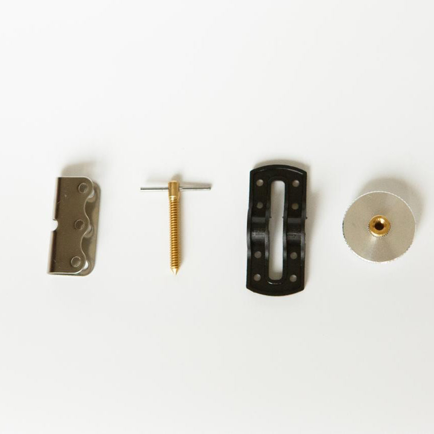 Accordion Left Hand Strap Mount Kit | Roller, Bracket, Screw & Plate | Accordion Repair Parts