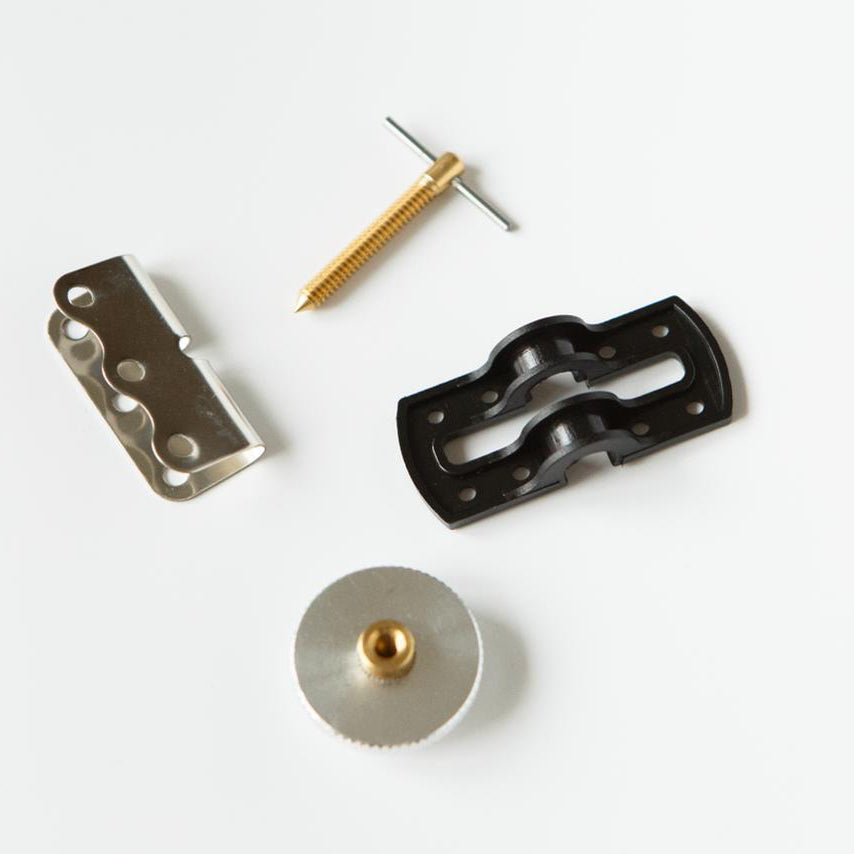 Accordion Left Hand Strap Mount Kit | Roller, Bracket, Screw & Plate | Accordion Repair Parts