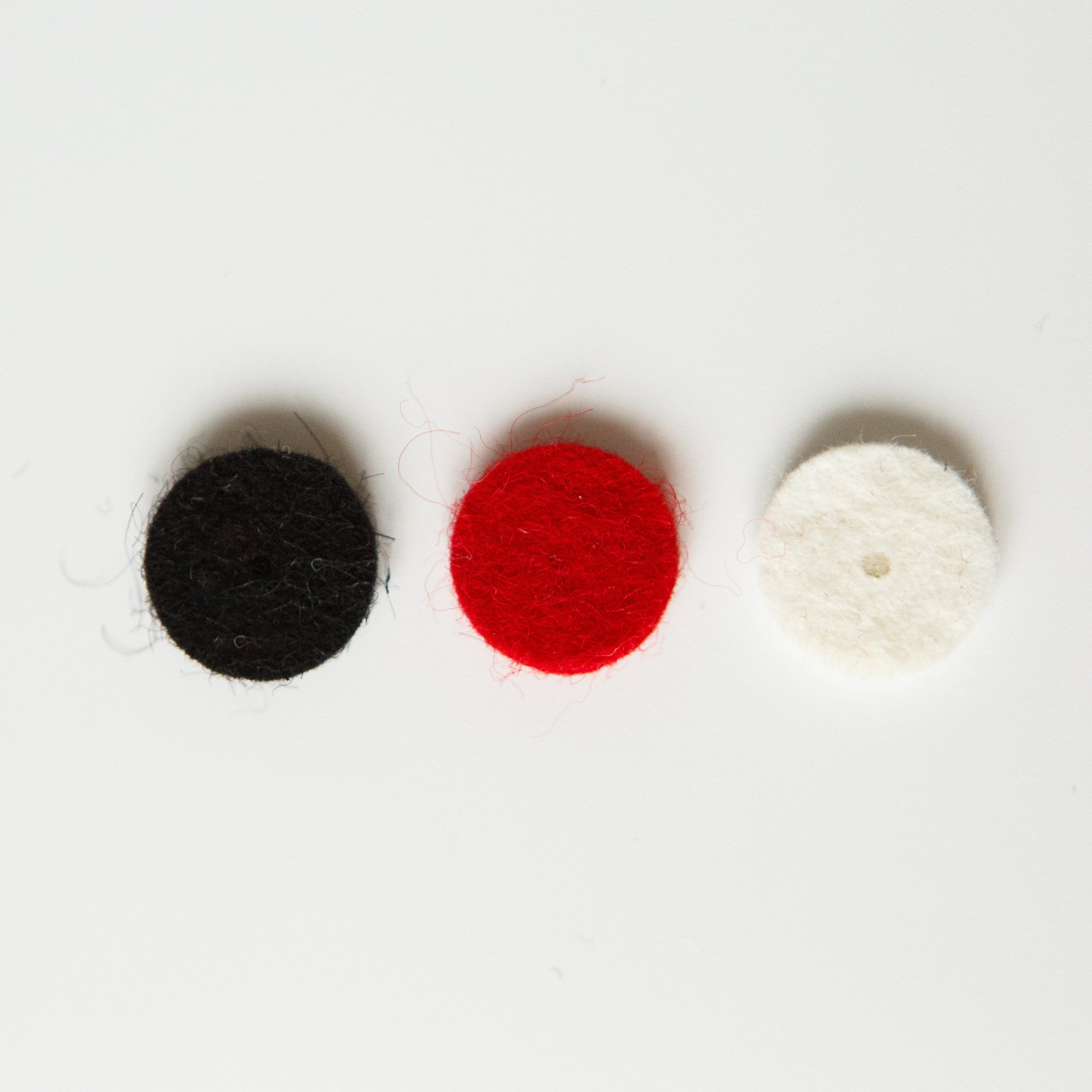 Accordion Button Felt Pads: Soft Washers for Repair (Set of 50)