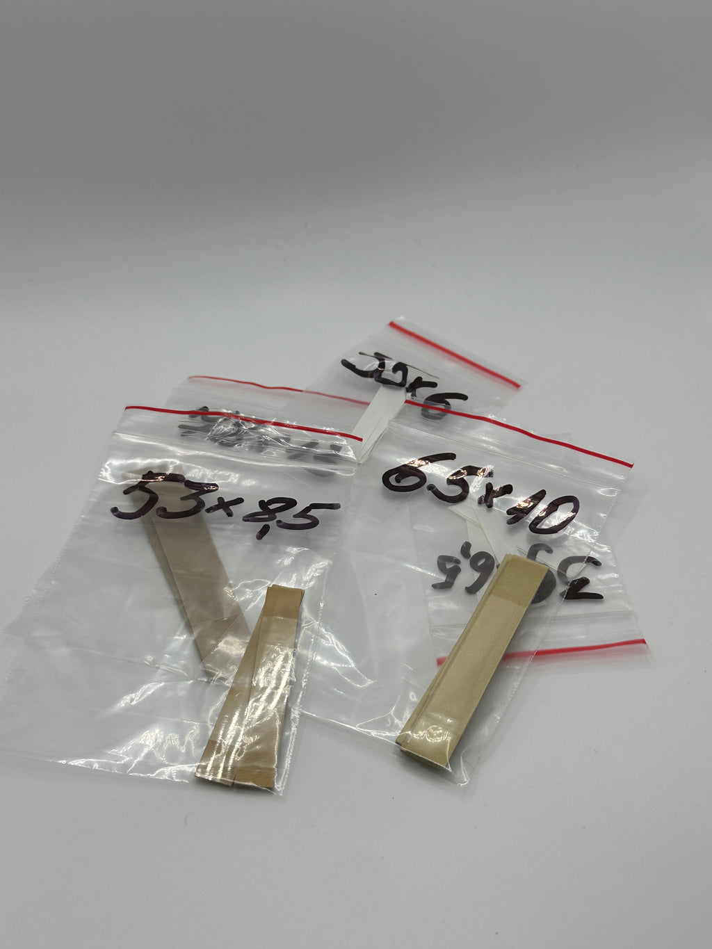 Accordion Reed Valves – Genuine Leather with Synthetic Backing | 10 Pieces | Multiple Sizes | Accordion Repair Parts