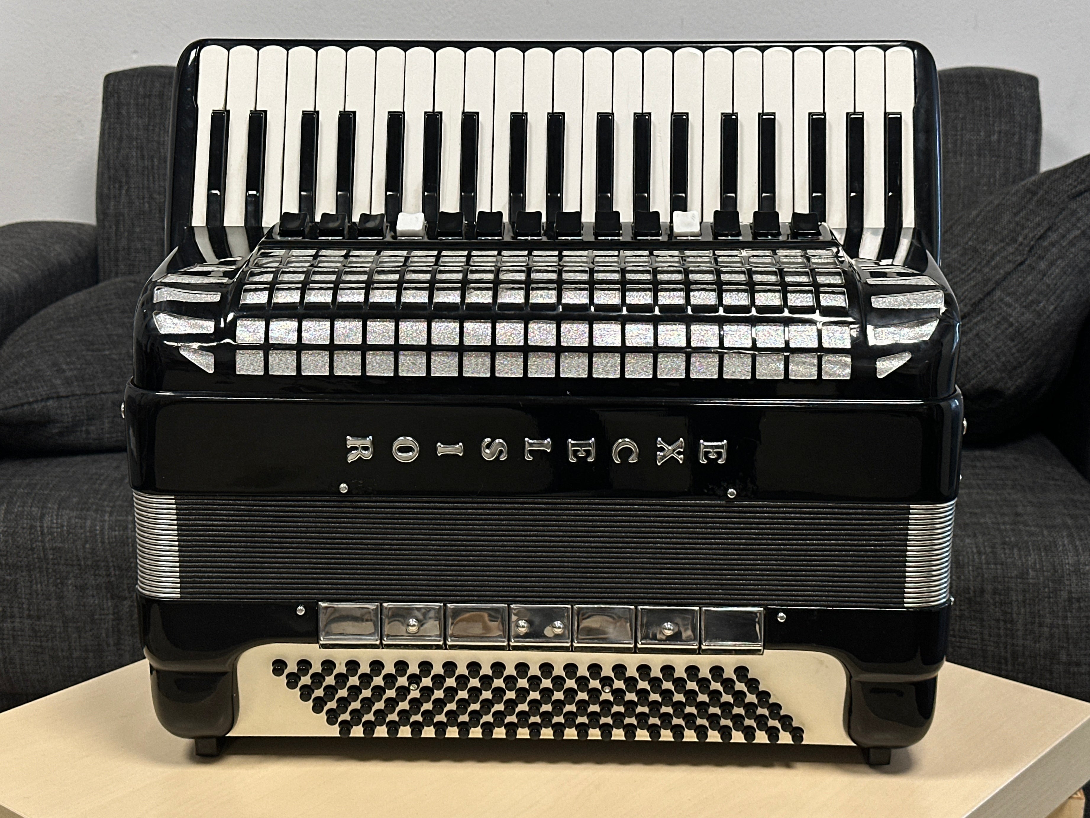 Vintage Excelsior 960 Professional Accordion – 120 Bass, 5/5 Reeds, Double Cassotto, Made in Italy
